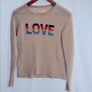 Zadig & Voltaire Beige “Love” Sweater